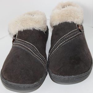 Clarks Women's, Kimberly Clog Slipper Warm Plush Faux Fur Lining